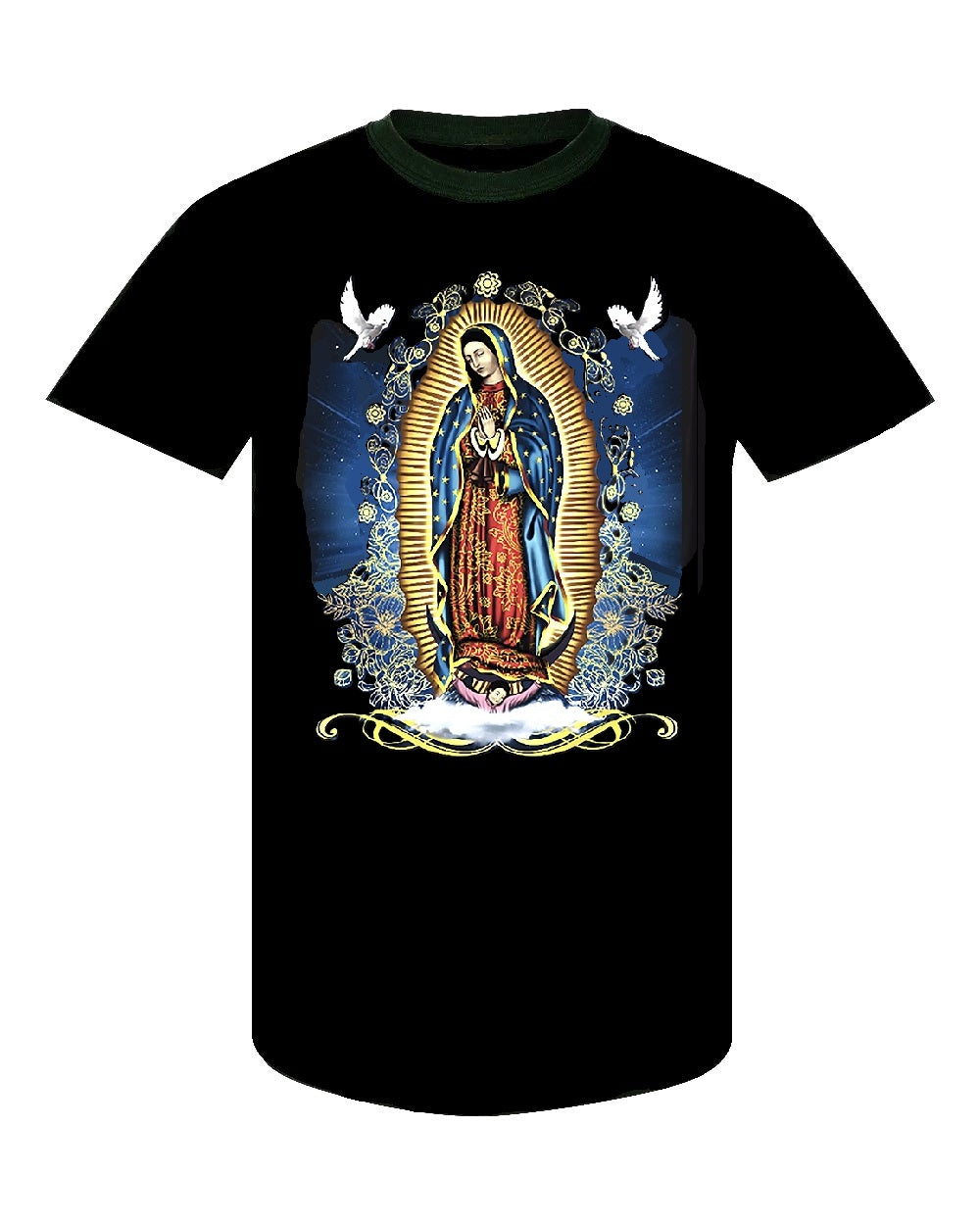 The Profound Meaning Behind Your Virgen de Guadalupe With Dove T-Shirt